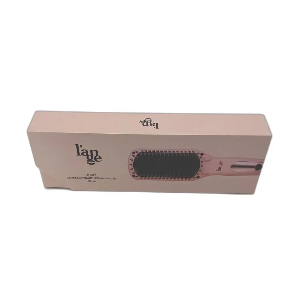 L'ange Le Vite Ceramic Straightening Brush in the color Blush Sealed-New in Box
